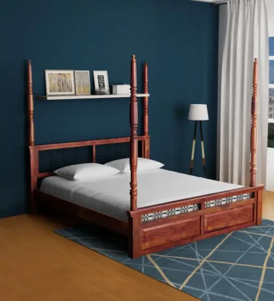 Traditional Wooden Poster Bed Without Storage By Classic Wood
