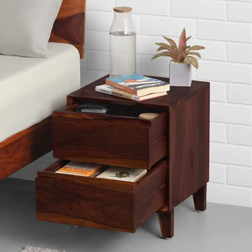 Karshan Solid Wood Bedside Tables - Image 6