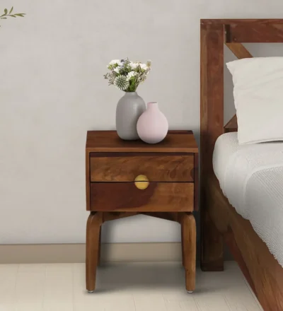 Kulsi Solid Wood Bedside Table