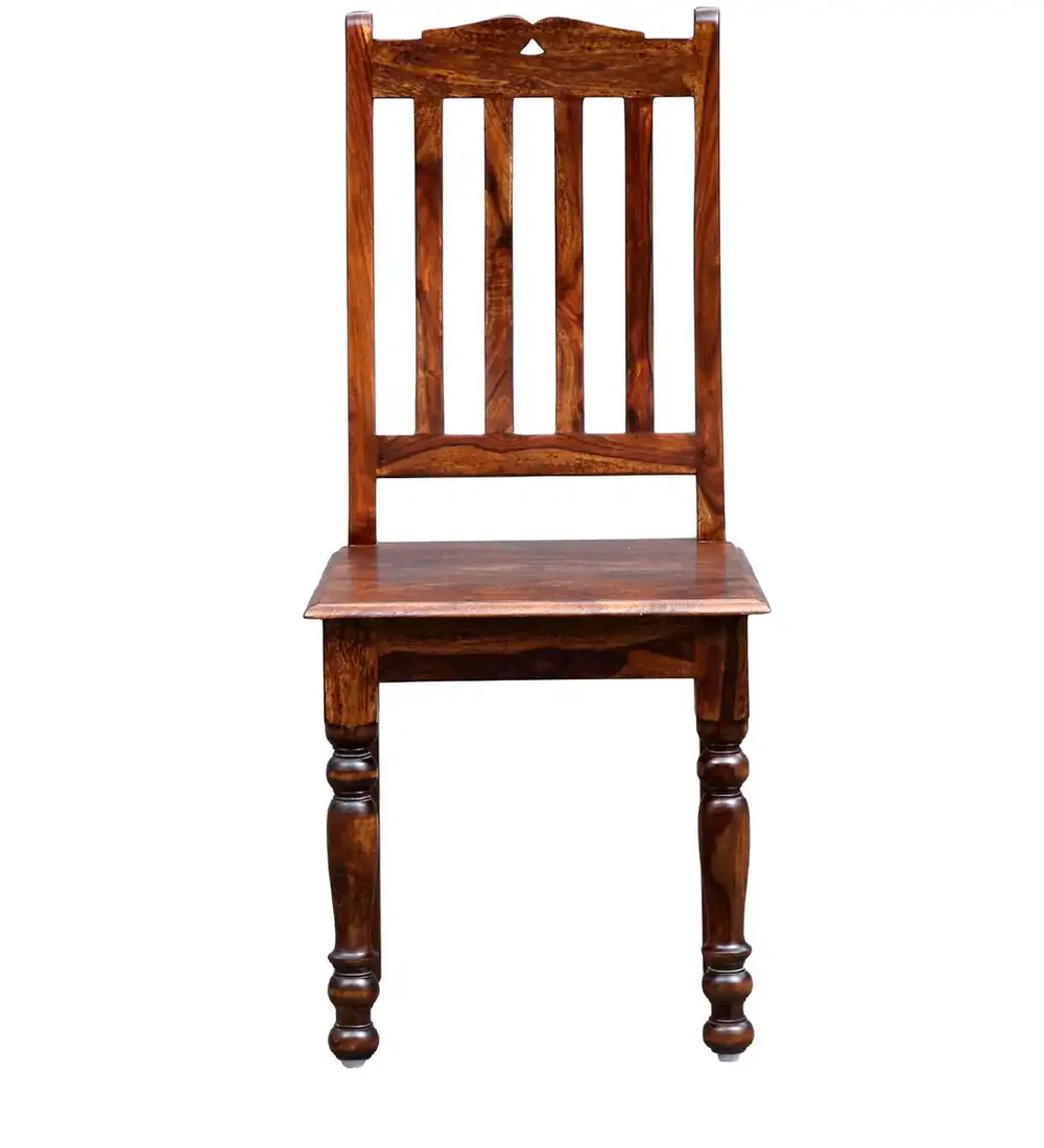 Lecxi Solid Sheesham Wood 6 Seater Dining Table Set - Image 6