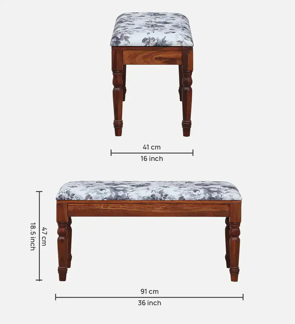 Dining Table Set Handcrafted Made from Durable Solid Indian Wood - Image 5