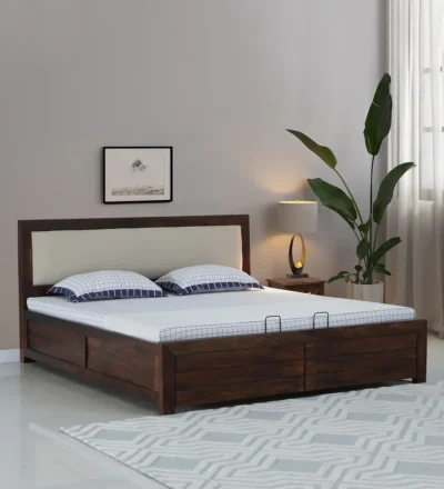 Roscow Solid Wood Bed Hydraulic Storage By Classic Wood