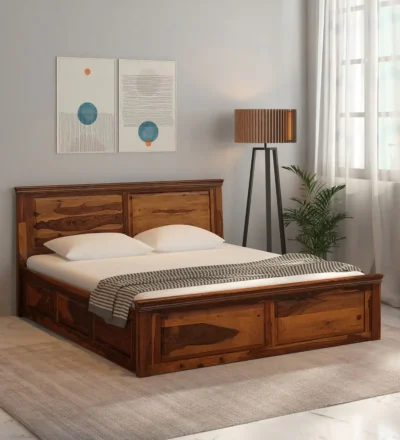 Sleepy Wooden Storage Bed For Bedroom furniture By Classic Wood