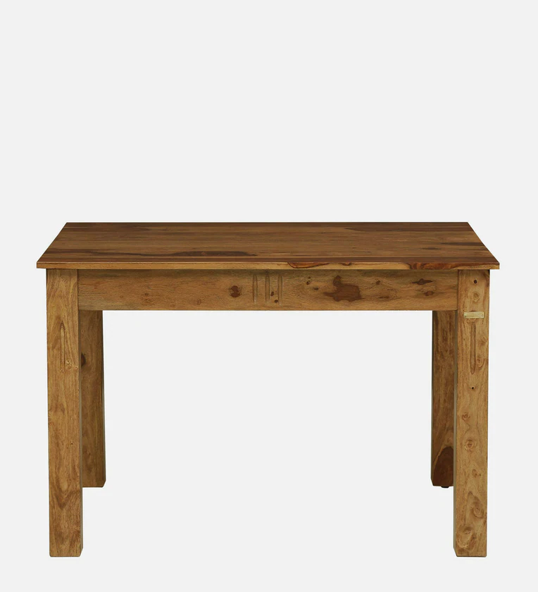 Wooden Frame Dining Table Set with Rustic Chairs and Rectangular Top Design - Image 8