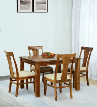 Sheesham Dining Set Premium with Contemporary Look and Durable Frame