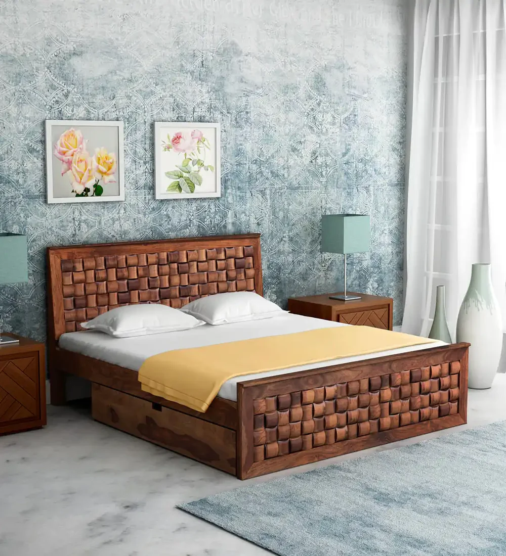 Plushio Wooden Bed Design With Drawer Storage Bed By Classic Wood