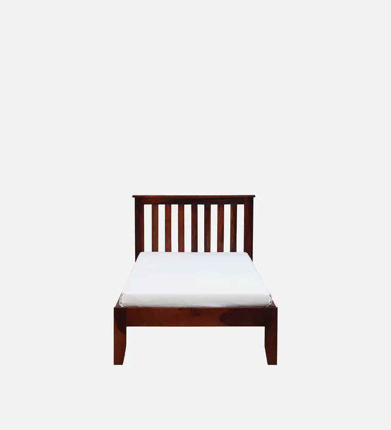 Light Weight Single Bed in Sheesham with Simple Design By Classic Wood - Image 5