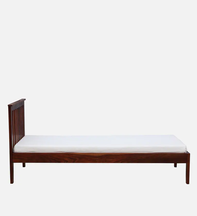 Light Weight Single Bed in Sheesham with Simple Design By Classic Wood - Image 6