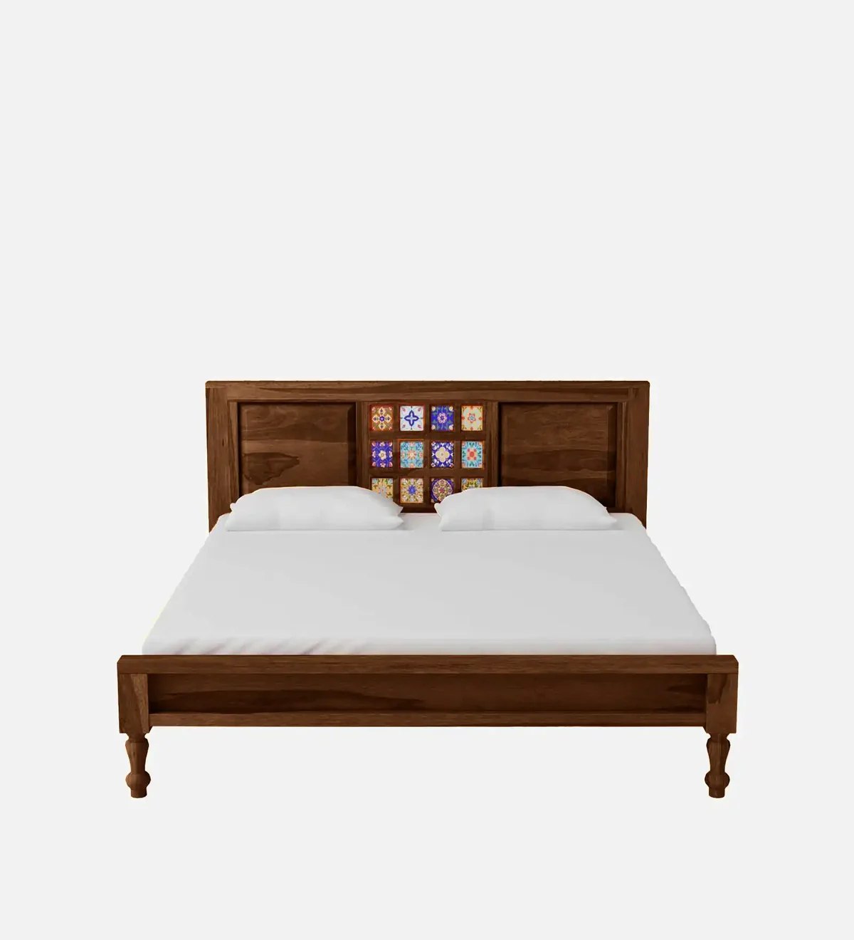 Graceful Headrest Bed Without Storage By Classic Wood - Image 8