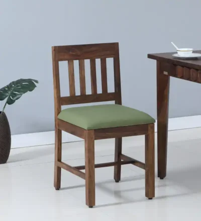 Elegant Dining Room Chair with Solid Wood Legs and Backrest Support (Set Of 2)