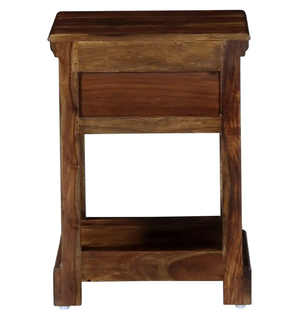 Premium Wooden Bedside Table By Classic Wood - Image 4