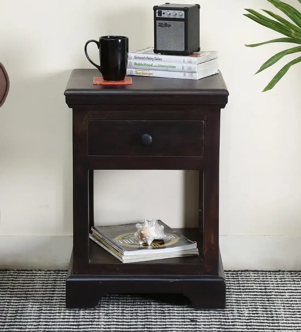 Premium Wooden Bedside Table By Classic Wood - Image 7