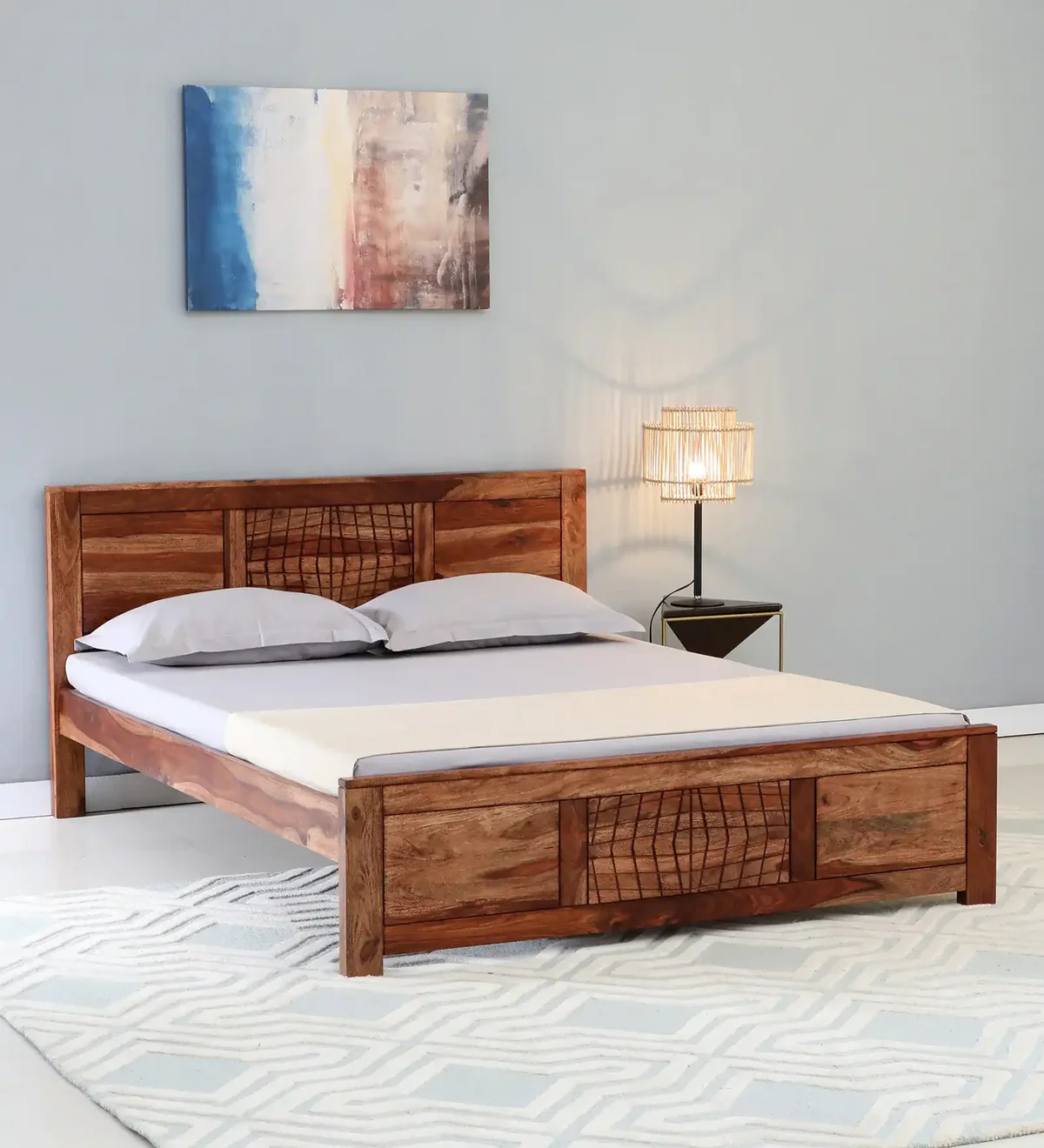 Warmonia Solid Wood Contemporary Beds