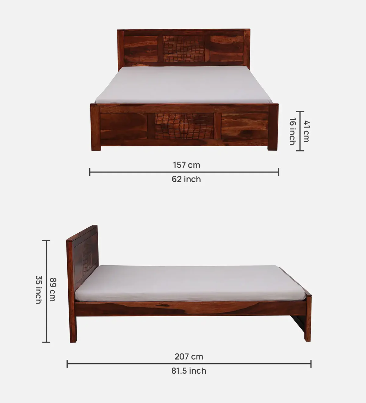 Warmonia Solid Wood Contemporary Beds - Image 3