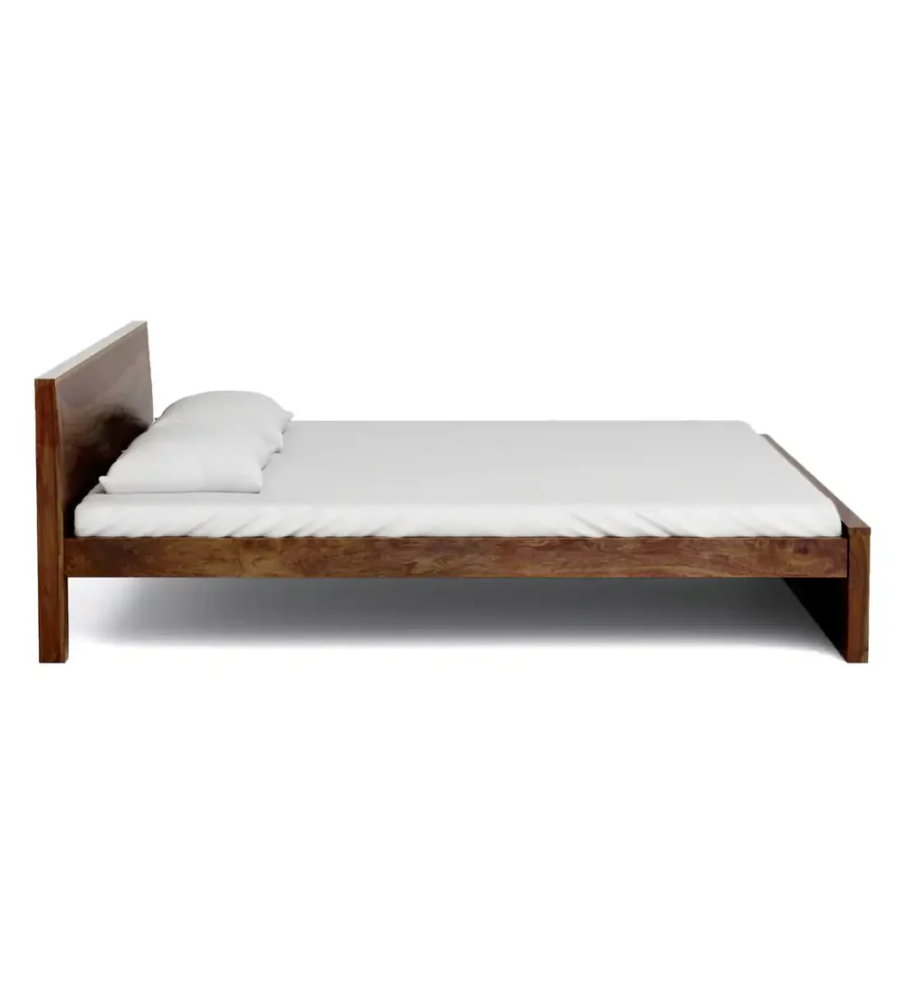 Premium Wooden Bed Frame with Designer Headboard By Classic Wood - Image 7