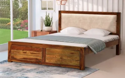 Premium Sheesham Wooden Bed Without Storage By Classic Wood