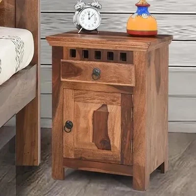 Juber Solid Wood Bedside Tables