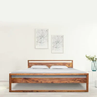 Classic High Quality Bed WIthout Storage Bed By Classic Wood