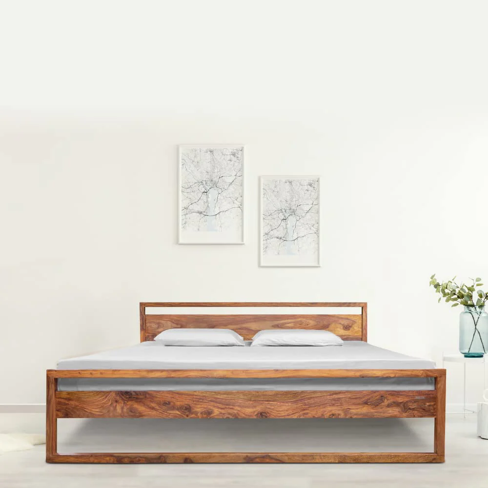 Classic High Quality Bed WIthout Storage Bed By Classic Wood