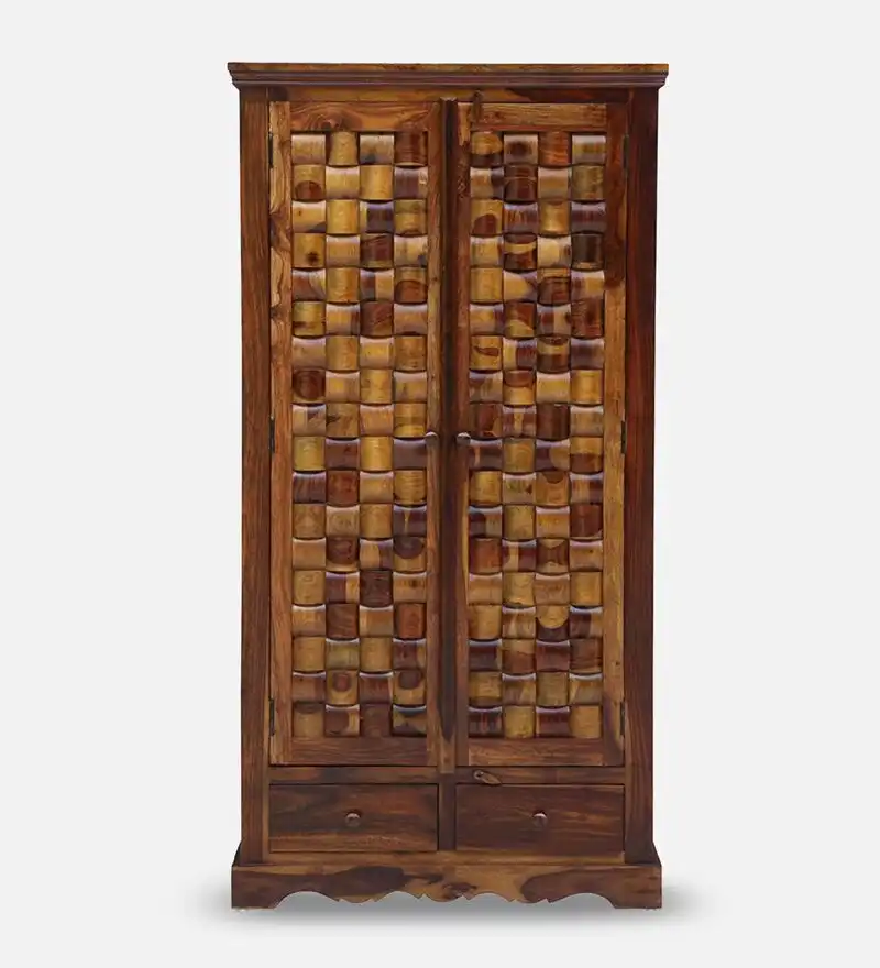 Rating Solid Sheesham Wood Wardrobe - Image 6