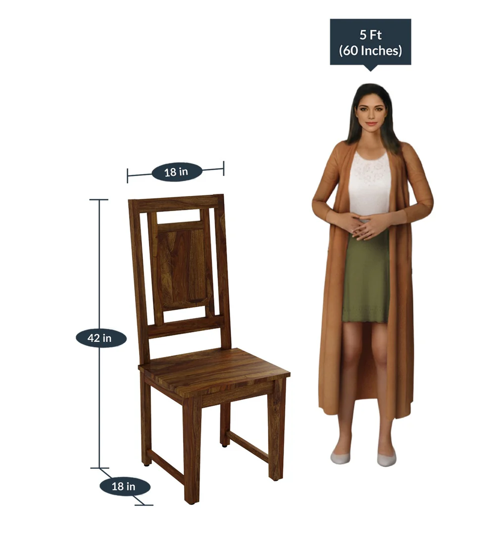Dining Chairs For Sale Solid Wood Sheesham Dining Chairs (Set Of 2) Rating By Sarve Furniture - Image 3