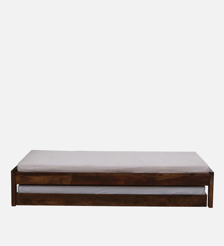 Designer Leg Single Bed in Sheesham With Trundle By Classic Wood - Image 5