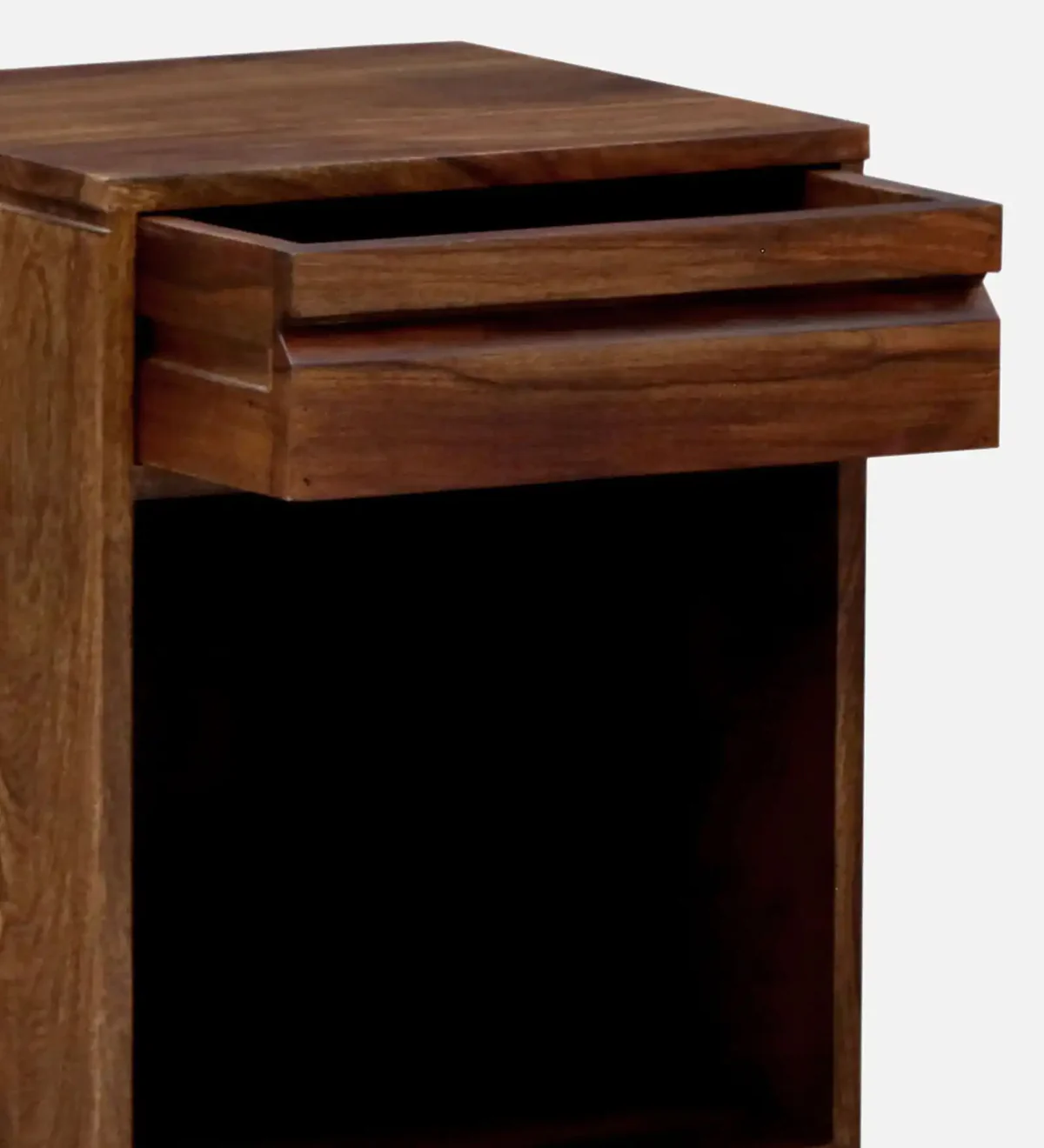 Roscow Solid Wood Nightstand Bedside Table - Image 4