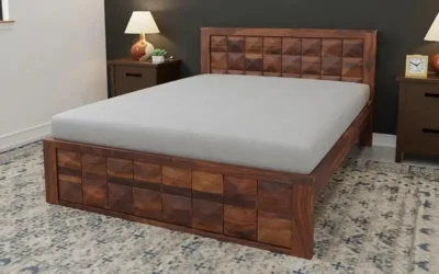 Dimand Sheesham Wood Bed Without Storage By Classic Wood
