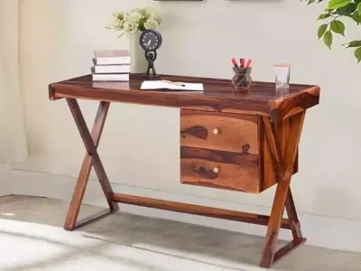 Compact Study Table with Book Shelf and Foldable Feature for Hostel Use