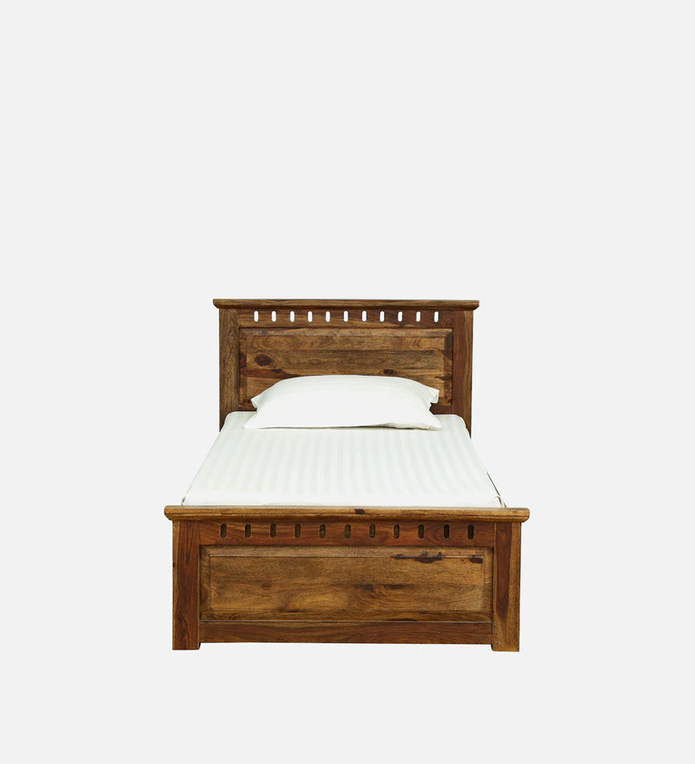 Affordable Sheesham Single Bed with Simple Design and Finish By Classic Wood - Image 9
