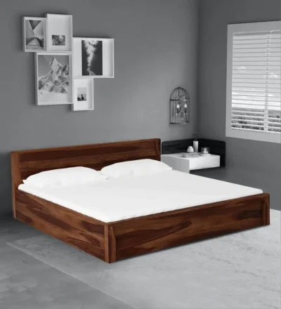 Spise Solid Wood Bed With Storage By Classic Wood