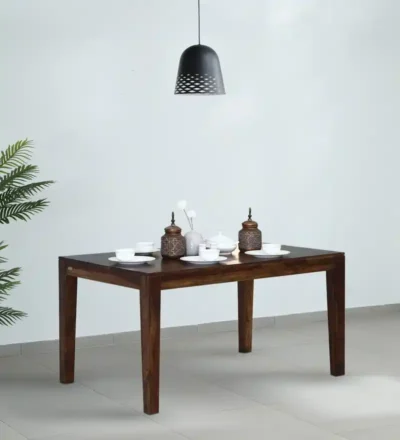 Compact Wooden Dining Table for Apartments and Space-Saving Dining Corners