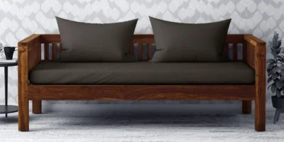 Sorting Sheesham Wood 2 Seater Sofa In Provincial Teak Finish Sarve Furniture