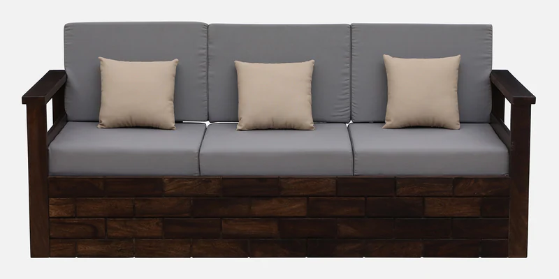 Modern 3 Seater Sofa with Armrests and Comfortable Deep Seating - Image 8