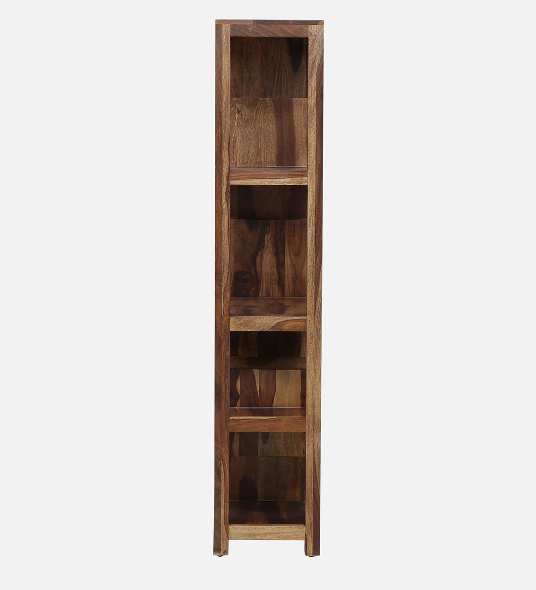 Compact Sheesham Bookshelf with Bottom Storage Drawer and Open Display - Image 6