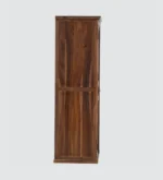 Tall Wardrobe in Sheesham Wood with Double Door and Storage By Classic Wood - Image 4