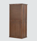 Tall Wardrobe in Sheesham Wood with Double Door and Storage By Classic Wood - Image 6