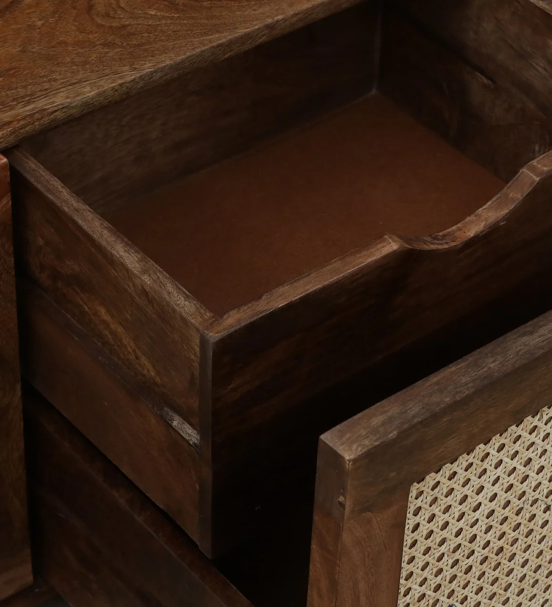 Sheesham TV Cabinet for Home with Modern Layout and Cable Management - Image 10