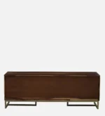 Wide TV Stand with Carved Drawers in Sheesham Wood Finish - Image 6