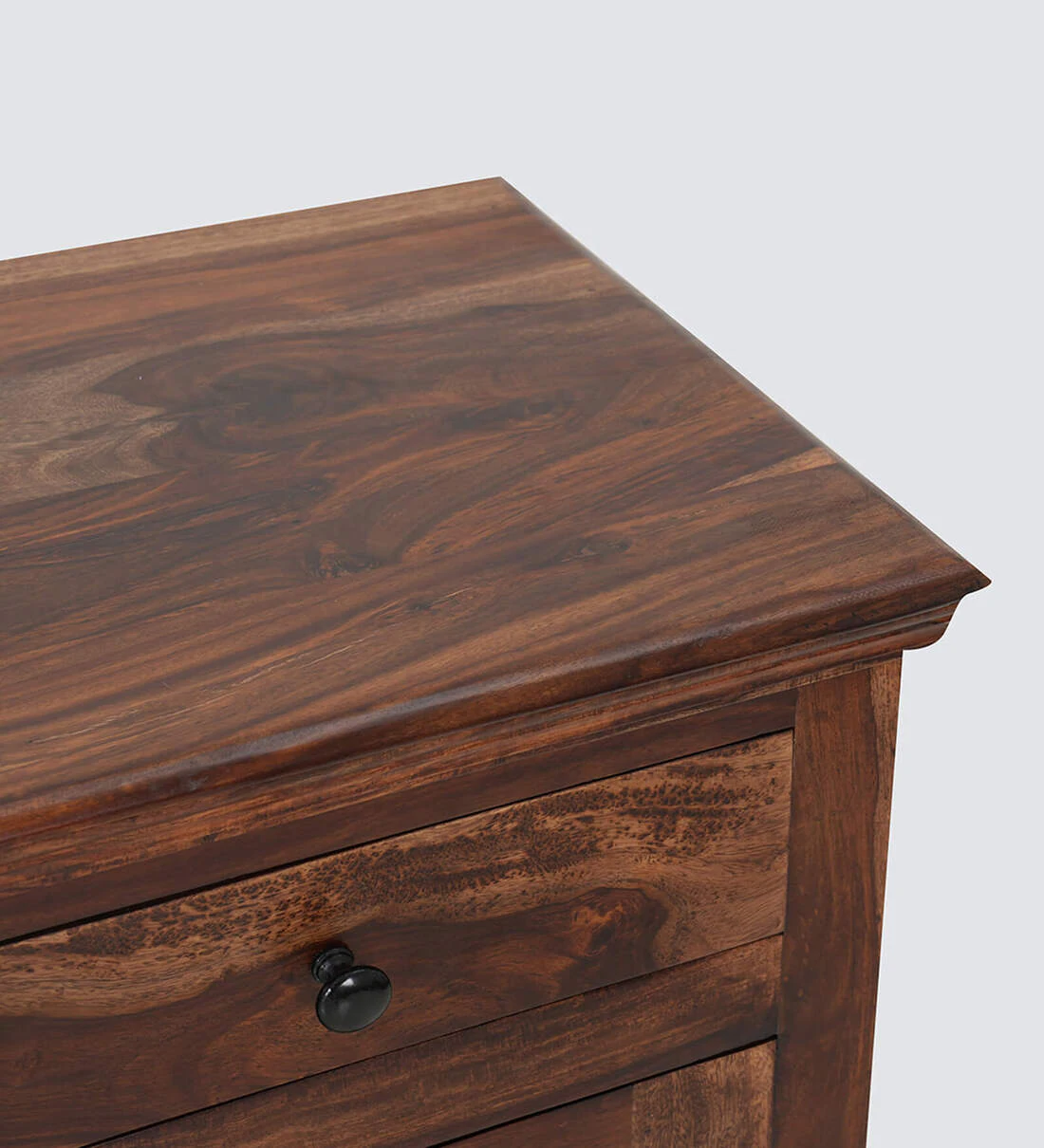 Solid Wooden Sideboard with Open Display and Storage Drawer Compartments - Image 12