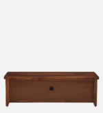 TV Console with Drawer and Cabinet in Polished Sheesham Wood - Image 4