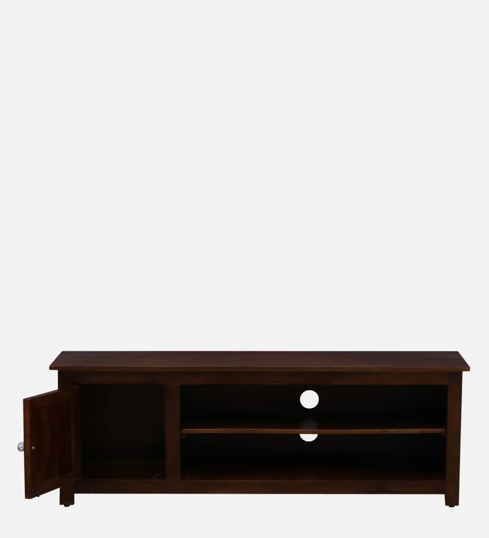 Floating Style TV Console in Sheesham Wood for Wall Mount Setup - Image 4