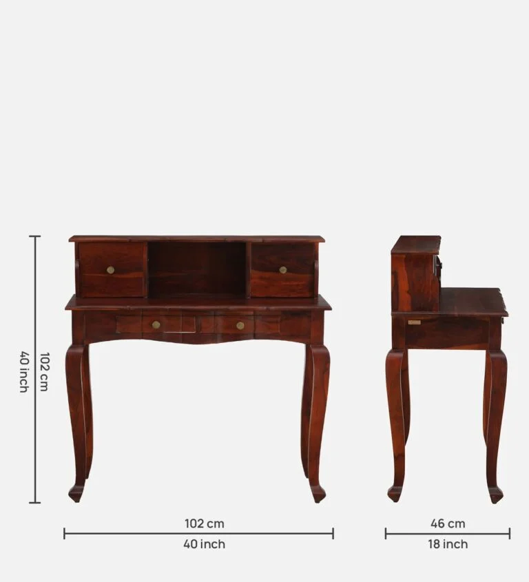 Study Table for Online Classes with Adjustable Lamp Holder and Storage - Image 3