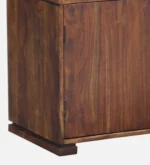 TV Unit with Drawers and Open Rack in Sheesham for Living Room - Image 4