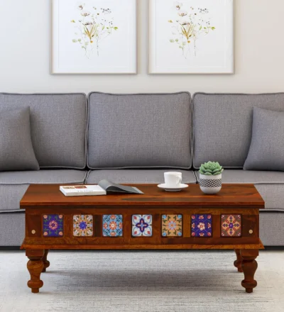 Latest coffee table Design Large Sheesham Wood by Classic Wood Online