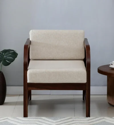 Comfortable Sofa Chair with Thick Cushion for Bedroom or Living Room