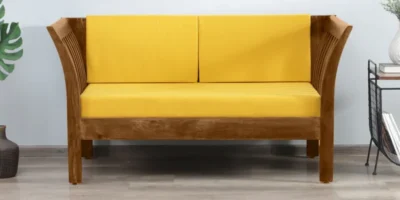 Minimal 2 Seater Sofa Sheesham Wood By Classic Wood
