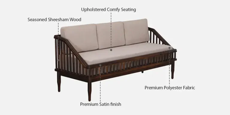 Velvet 3 Seater Sofa with Deep Seat and Designer Arms By Classic Wood - Image 5