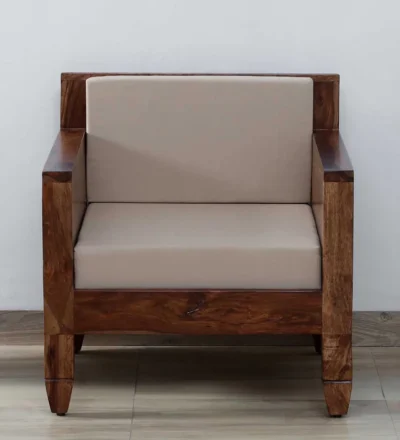 Comfortable Single Seater Sofa with Armrest for Bedroom or Balcony Use