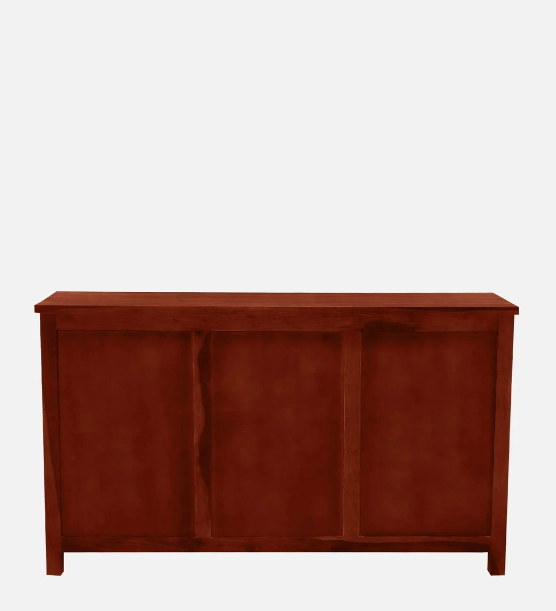 Solid Teak Sideboard with Decorative Carving and Wide Storage Compartments - Image 6